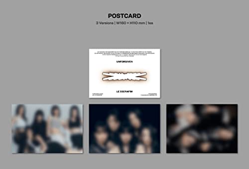 Le Sserafim LE SSERAFIM UNFORGIVEN 1st Studio Album Photobook Ver (vol.2) (CD) thumbnail
