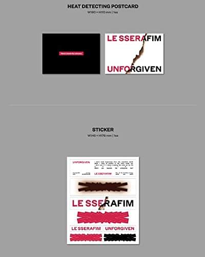 Le Sserafim LE SSERAFIM UNFORGIVEN 1st Studio Album Photobook Ver (vol.2) (CD) thumbnail