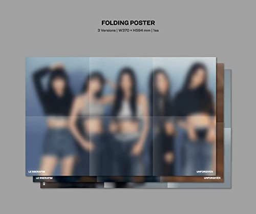 Le Sserafim LE SSERAFIM UNFORGIVEN 1st Studio Album Photobook Ver (vol.2) (CD) thumbnail