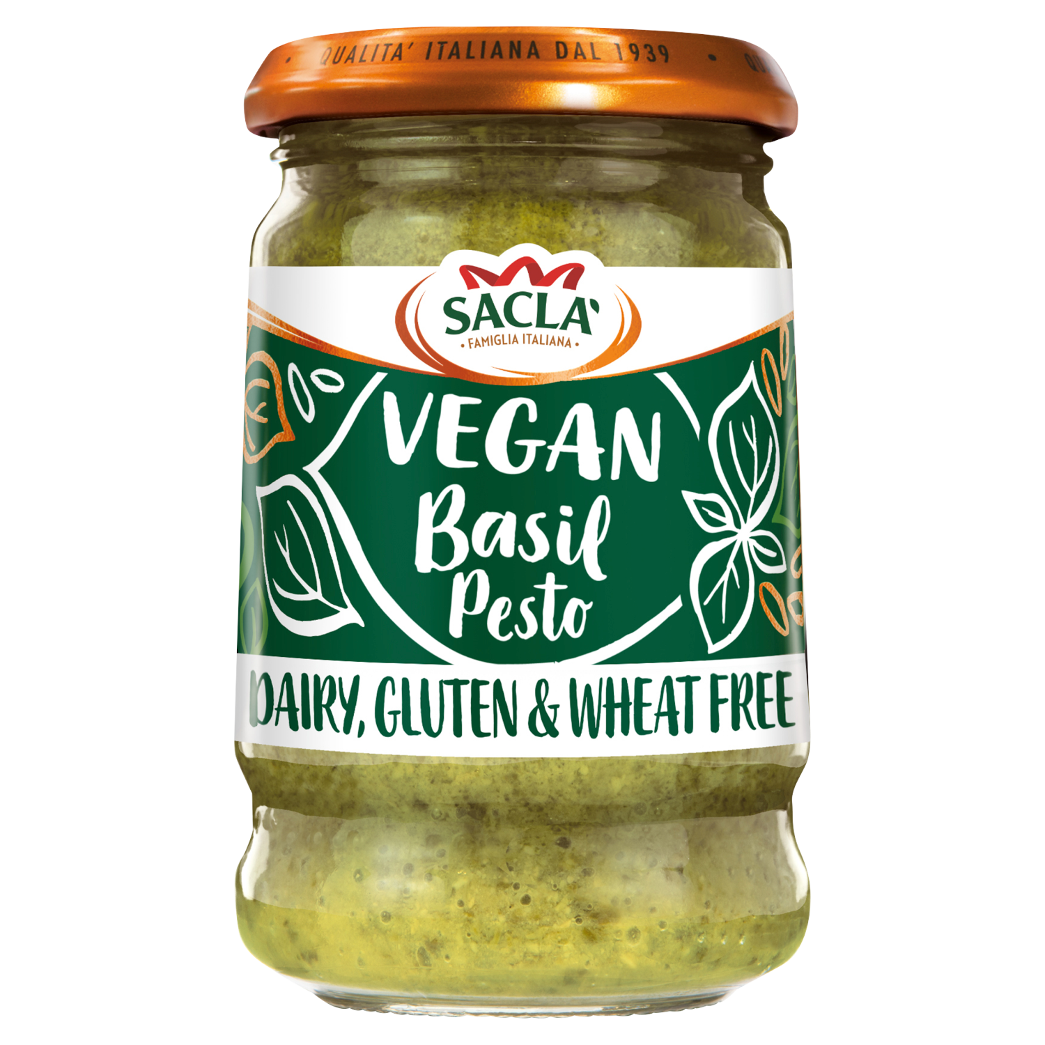 Sacla Italia Vegan Basil Pesto