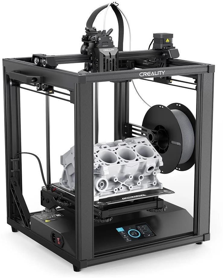 Creality Ender-5 S1 3D Printer with 250mm/s High-Speed Printing 300℃ High-Temperature Nozzle Direct Drive Extruder  CR Touch Auto Leveling  Stable C