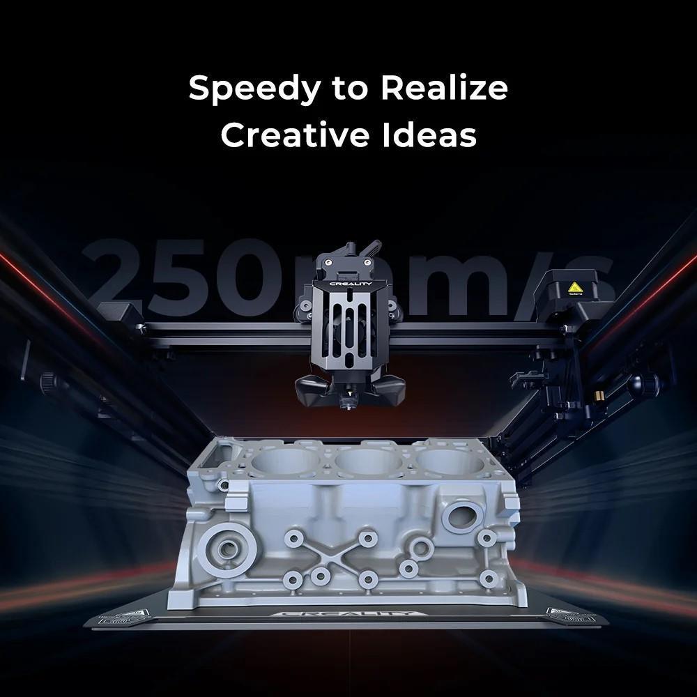 Creality Ender-5 S1 3D Printer with 250mm/s High-Speed Printing 300℃ High-Temperature Nozzle Direct Drive Extruder  CR Touch Auto Leveling  Stable C thumbnail