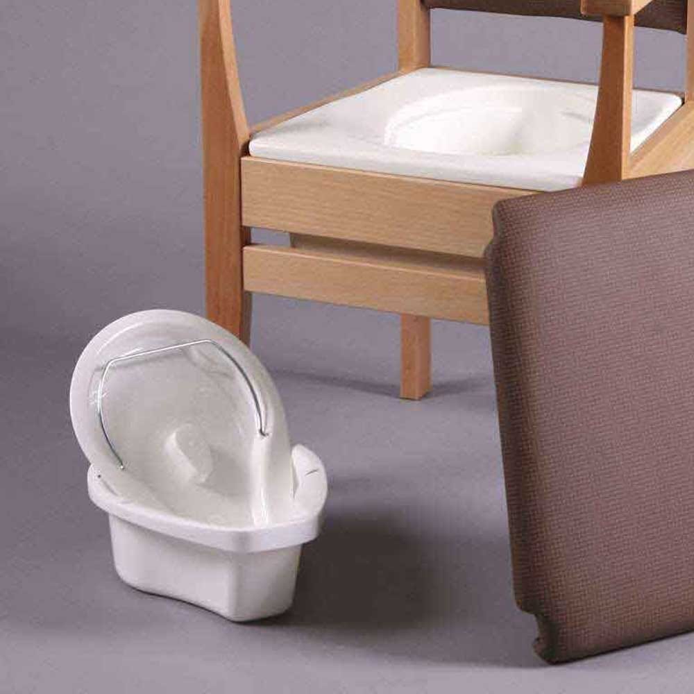 Gordon Ellis Ashby Commode Pan & Lid thumbnail