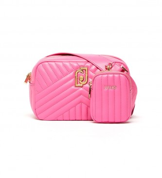 Liu Jo Para Mujer. Bandolera Guateada Ecosostenible Rosa -22x8x14,5cm-