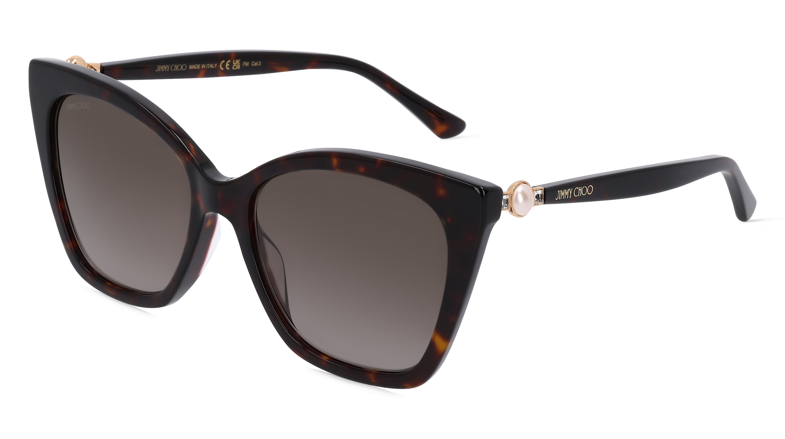 Womens Cat Eye Havana Brown Gradient RUA/G/S - One Size