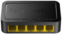 Cudy FS105D Network Switch Fast Ethernet (10/100) Black