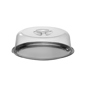 Boleira De Inox Zanella Pop 32cm X 10cm, Em Cúpula De Acrílico - 5509