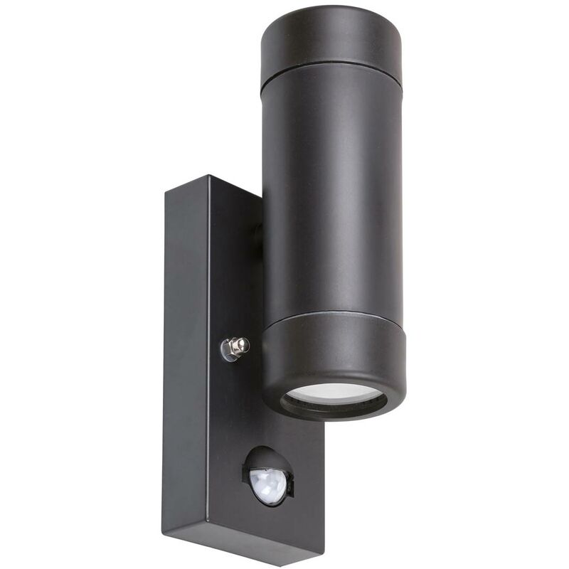 Applique Murale Lampe Extérieure Plastique Medina Et Mat En Plastique Noir L :. 9.5cm B: 7cm H: 21,5cm IP44