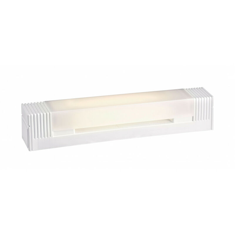 B.85L 21-Réglette S19 IP24 Vol.2 a/inter+rasoir Lampe Non Incl. Opale Aric 0255