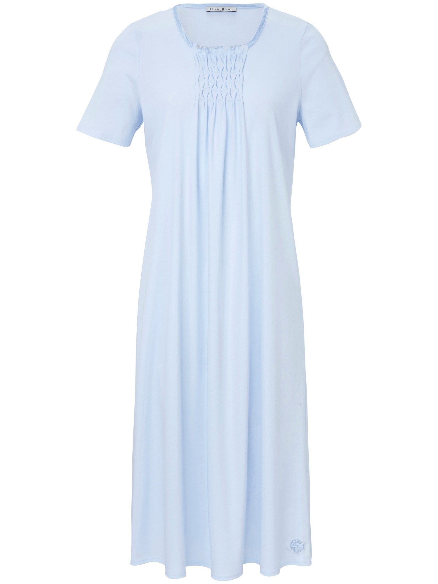La Chemise Nuit 100% Coton  Féraud Bleu Taille 52