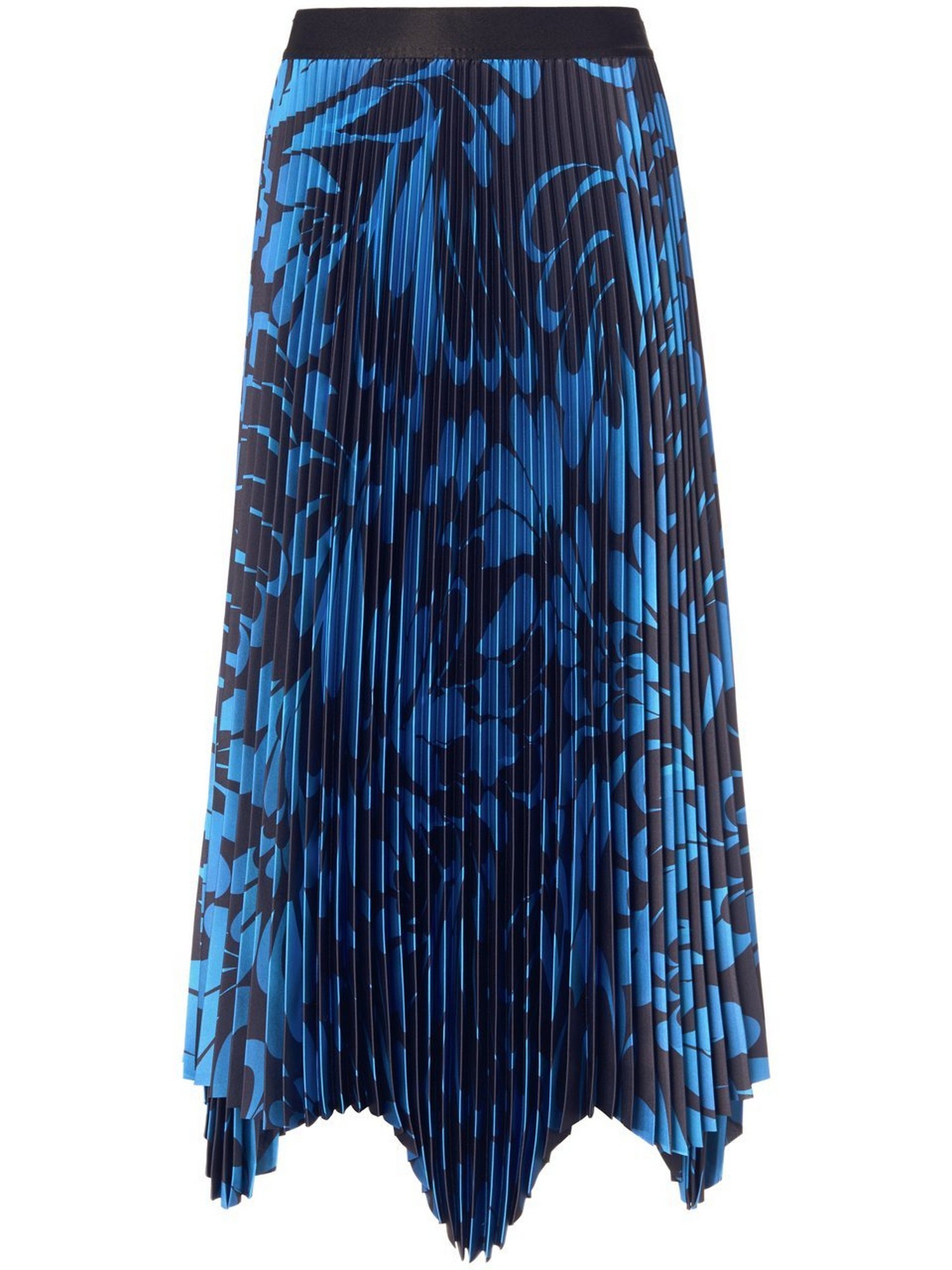 La Jupe Plissée 100% Polyester  TALBOT RUNHOF X PETER HAHN Bleu Taille 44 thumbnail
