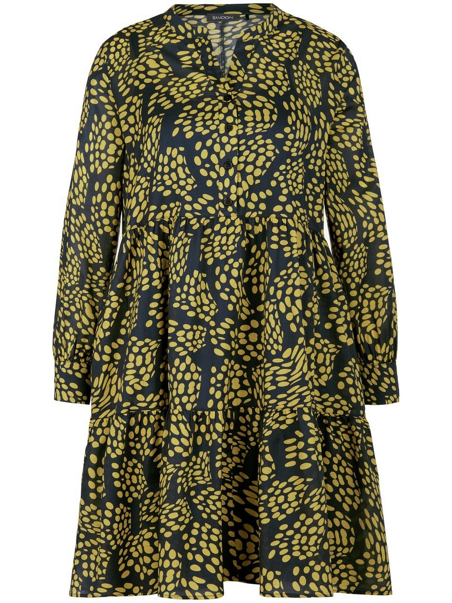 La Robe 100% Coton  Samoon Bleu Taille 56 thumbnail