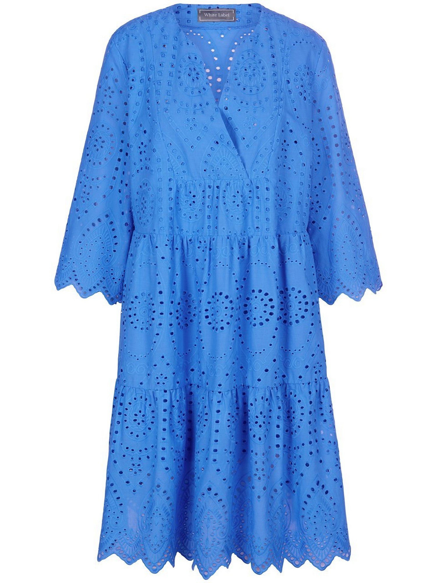 La Robe 100% Coton  White Label Bleu Taille 48