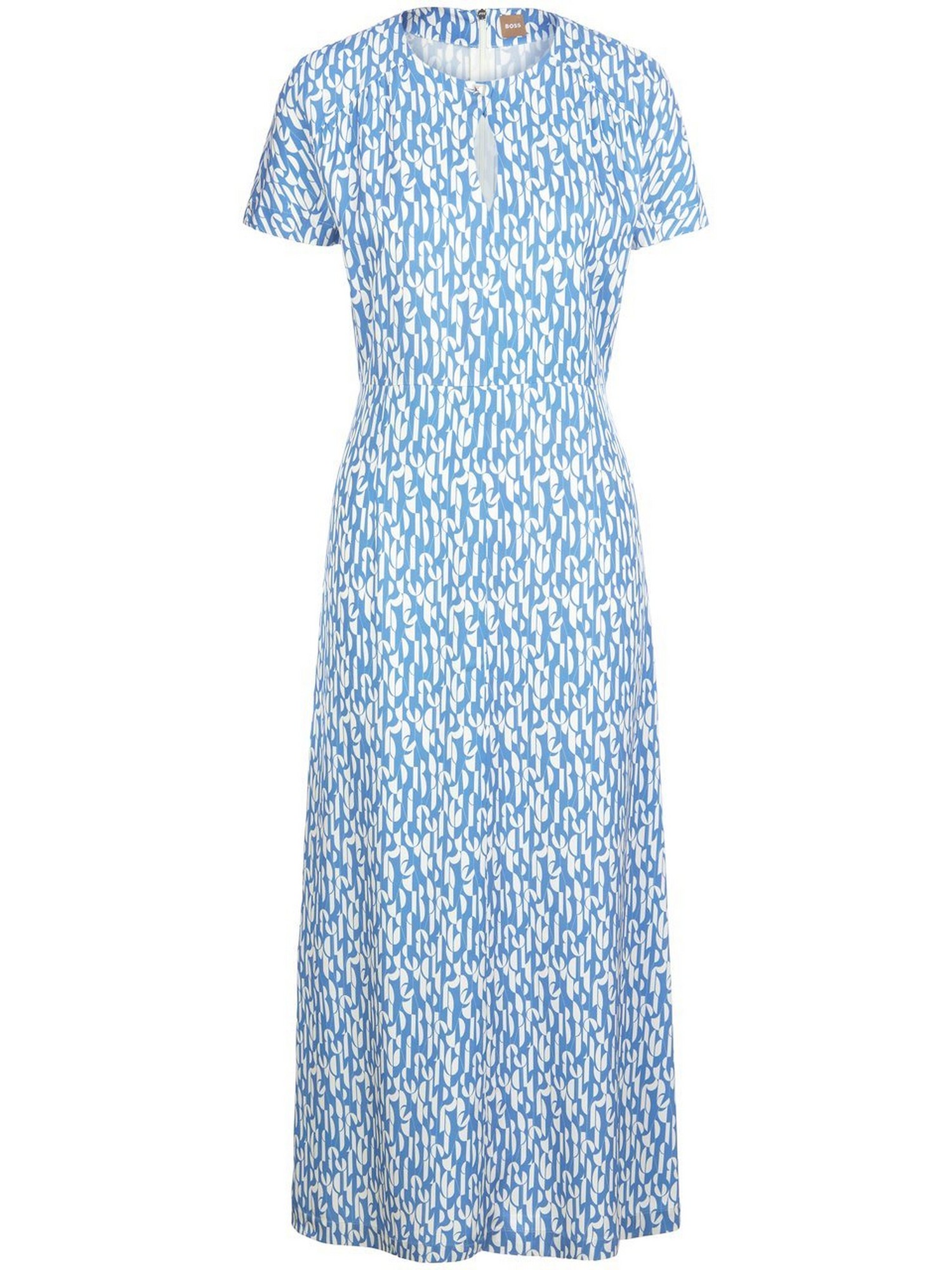 La Robe 100% Viscose  BOSS Bleu Taille 40