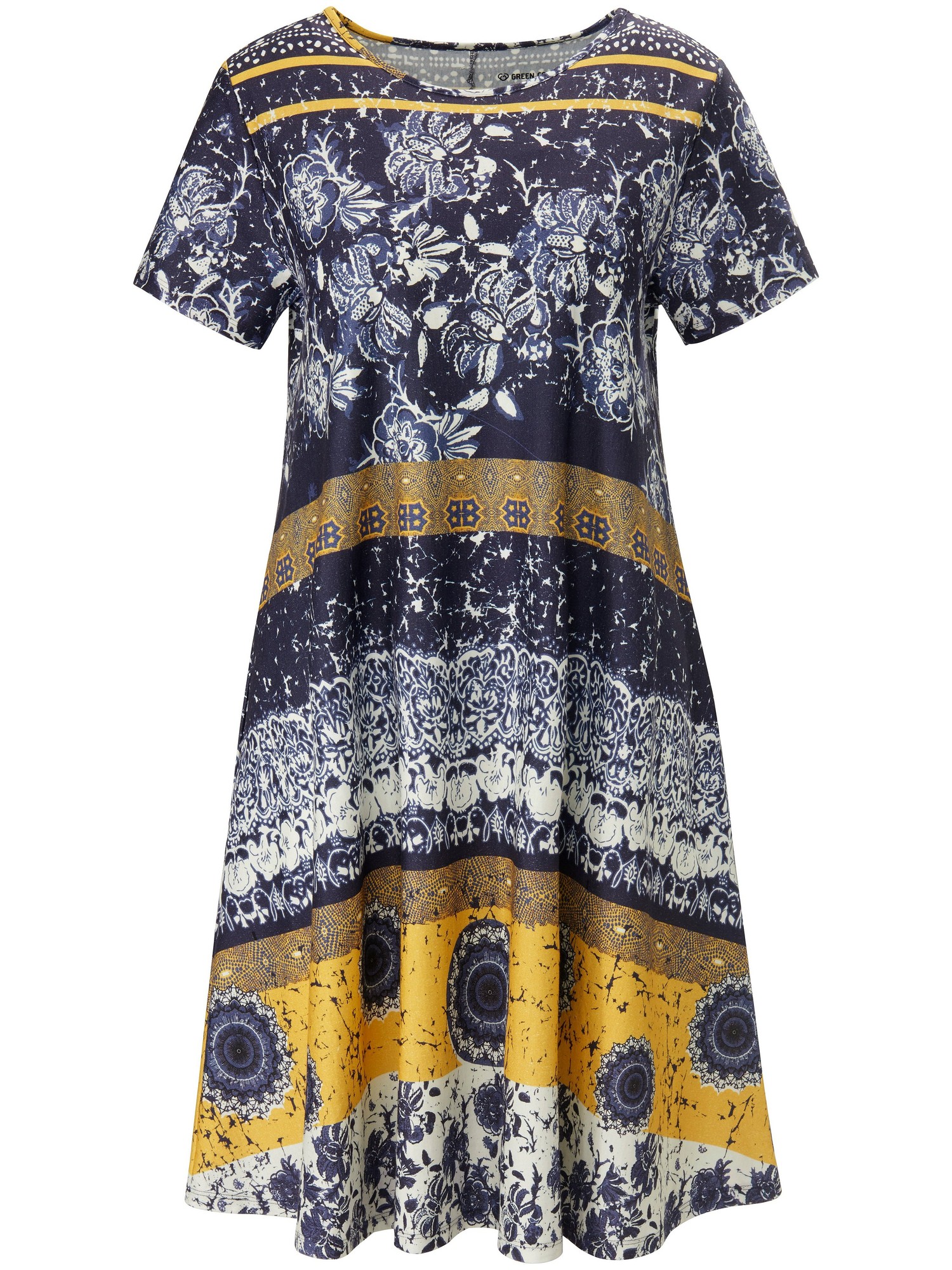 La Robe Jersey 100% Coton  Green Cotton Bleu Taille 38