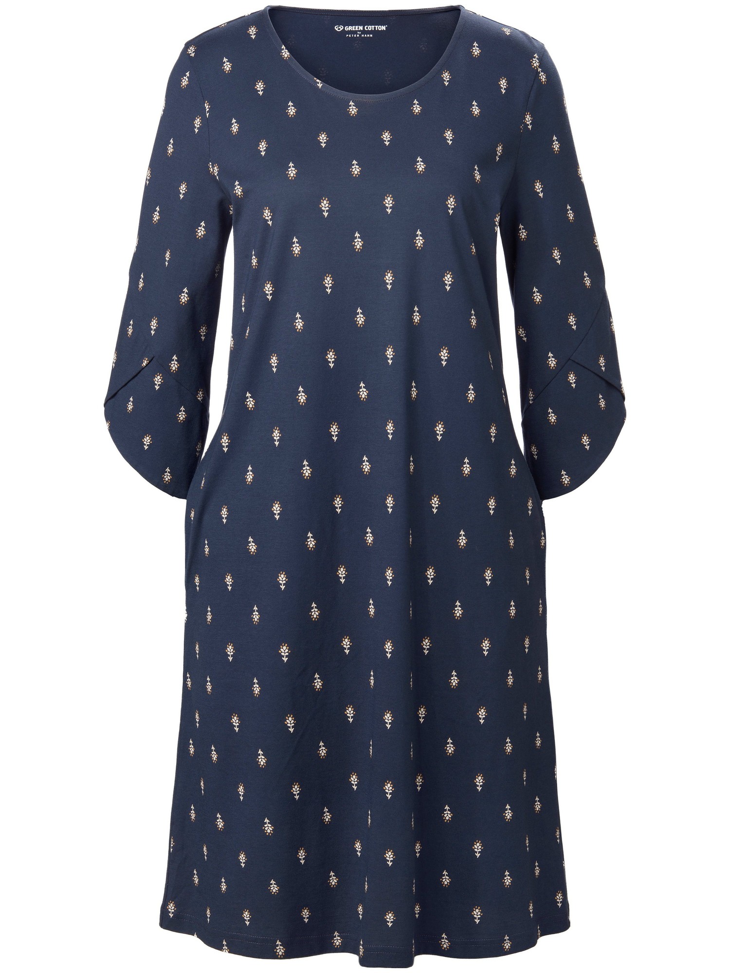 La Robe Jersey 100% Coton  Green Cotton Bleu Taille 40