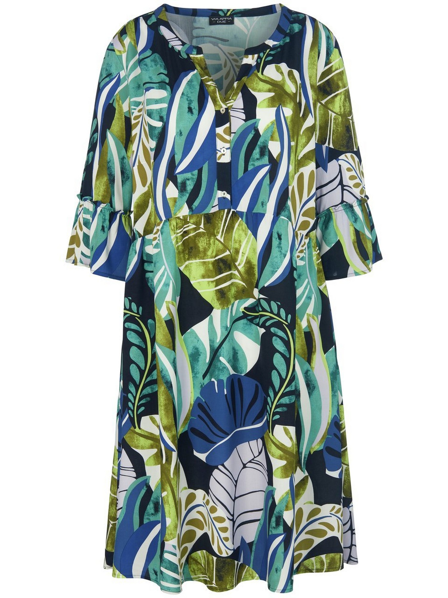 La Robe 100% Viscose  Via Appia Due Bleu Taille 56 thumbnail