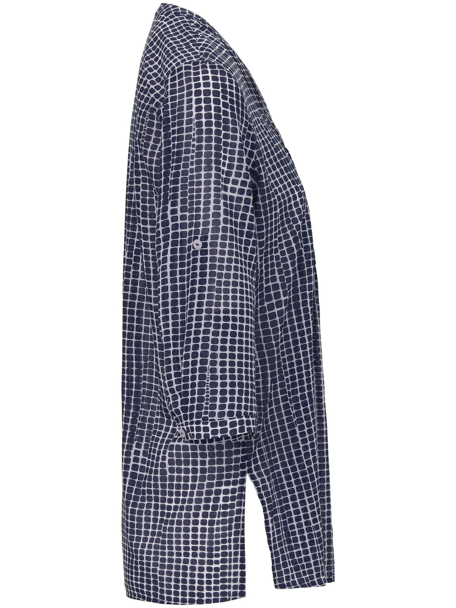 La Tunique 100% Coton Manches 3/4  Peter Hahn Bleu Taille 46 thumbnail