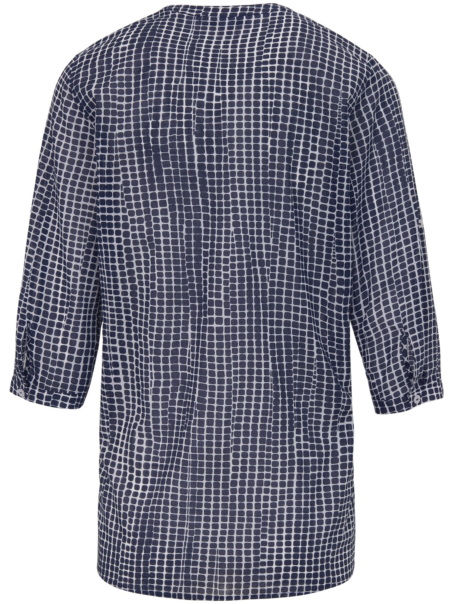 La Tunique 100% Coton Manches 3/4  Peter Hahn Bleu Taille 52 thumbnail