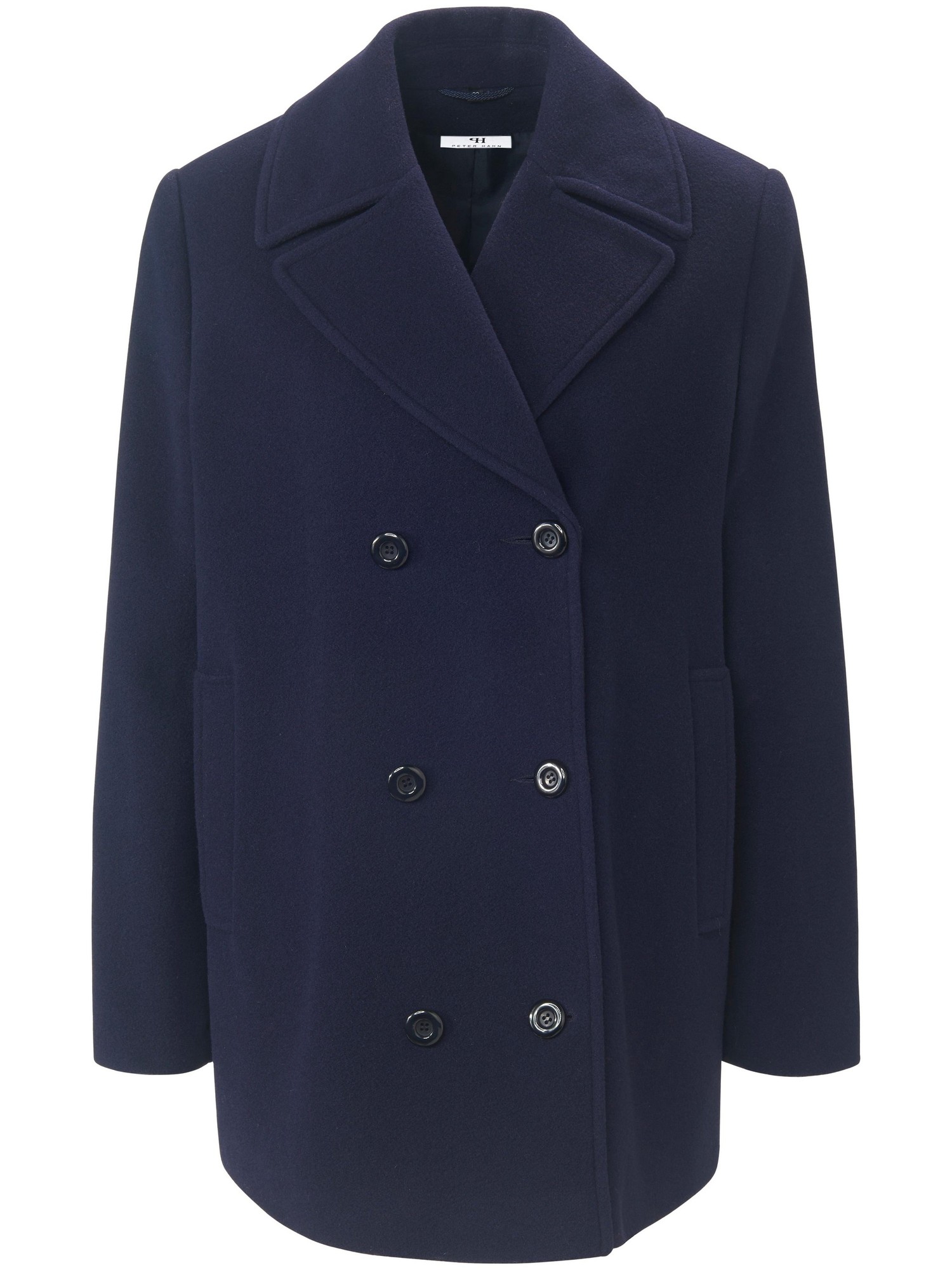 La Veste Caban 100% Laine Vierge  Peter Hahn Bleu Taille 46