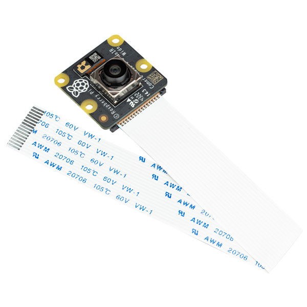 Raspberry Pi Official Camera Module 3 NoIR Wide Version Build-in 12M Pixel Sony IMX708 Image Sensor Module [SC0875]