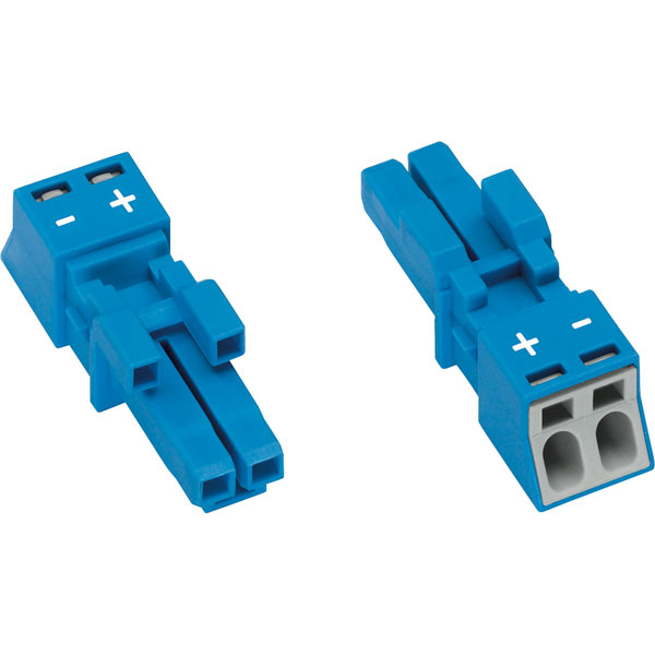WAGO 890-1102 Winsta Mini Socket Without Strain Relief Housing 2 P