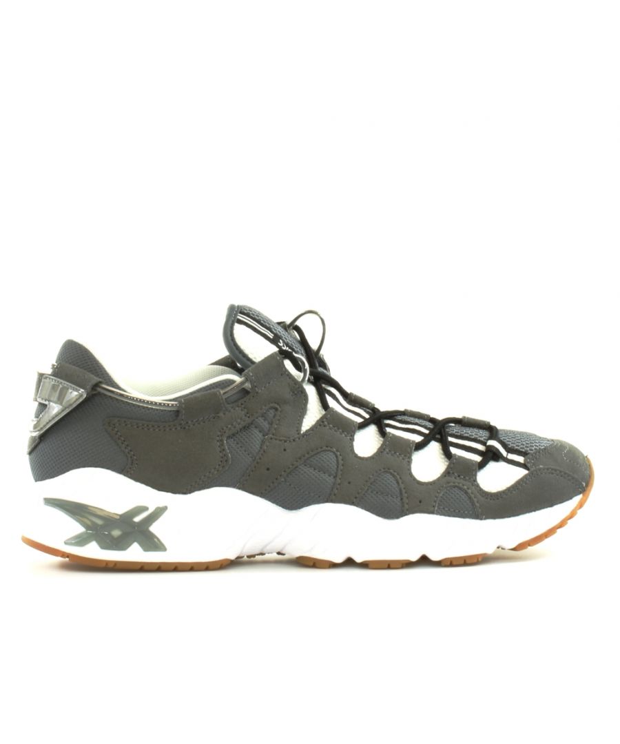 (6 (Adults')) Asics Gel-Mai Grey Synthetic Mens Lace up Trainers HN719 9797