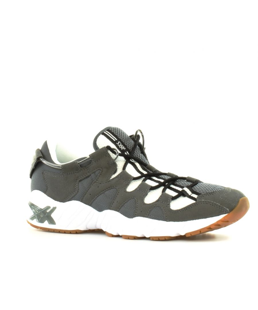 (6 (Adults')) Asics Gel-Mai Grey Synthetic Mens Lace up Trainers HN719 9797 thumbnail
