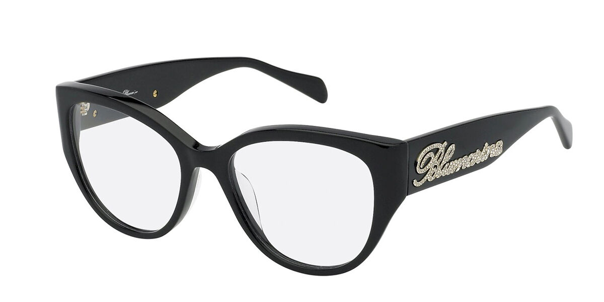Blumarine VBM775S 0700 Womenâs Glasses Black Size 52 - Free Lenses - HSA/FSA Insurance - Blue Light Block Available