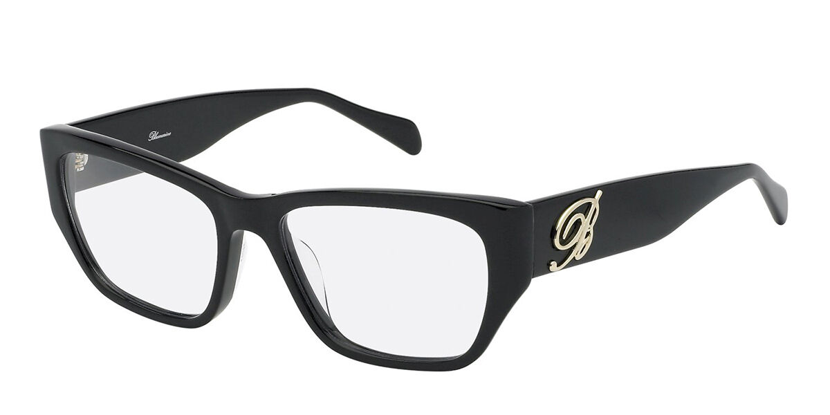 Blumarine VBM776 0700 Womenâs Glasses Black Size 54 - Free Lenses - HSA/FSA Insurance - Blue Light Block Available