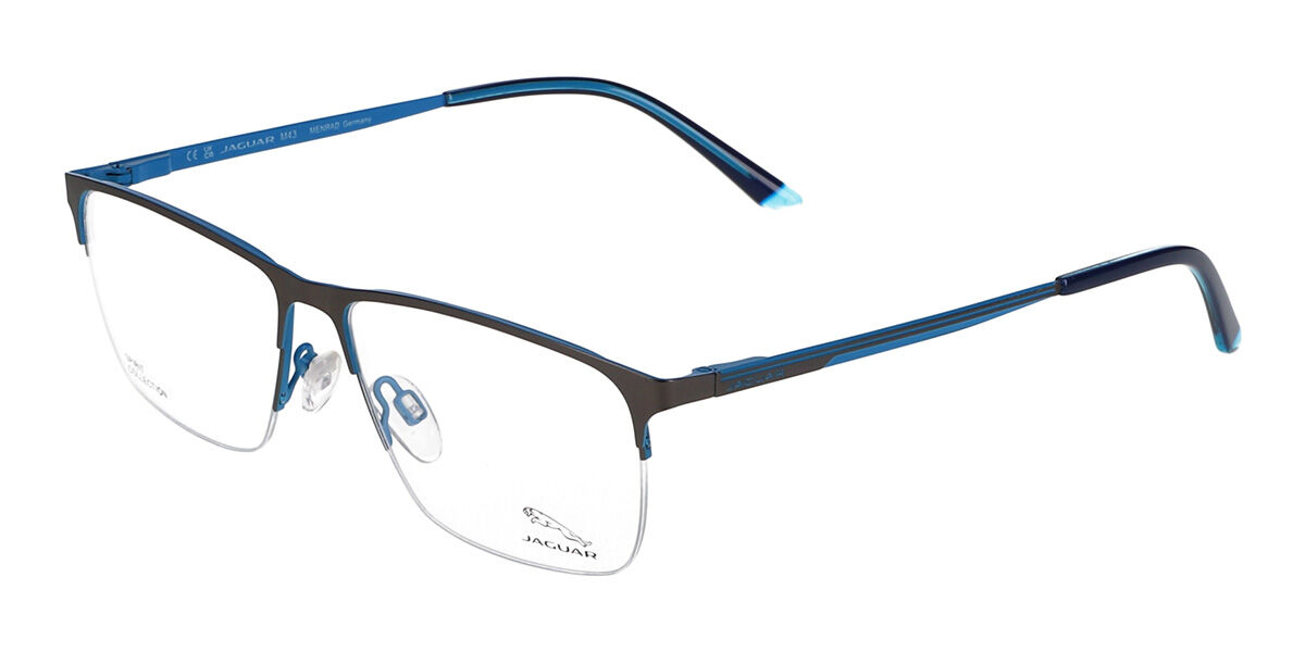 Jaguar 3619 4200 Men's Eyeglasses Blue Size 56 - Blue Light Block Available thumbnail