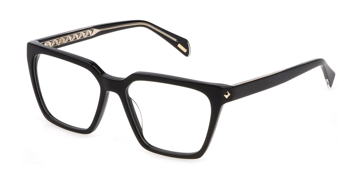 Police VPLG29 DAWN 8 0700 Women’s Glasses Black Size 53 - Free Lenses - HSA/FSA Insurance - Blue Light Block Available
