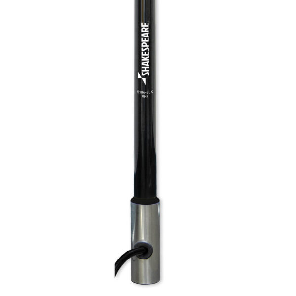 Shakespeare VHF 4  5104 Black Antenna Classic W/15  RG-58 Cable