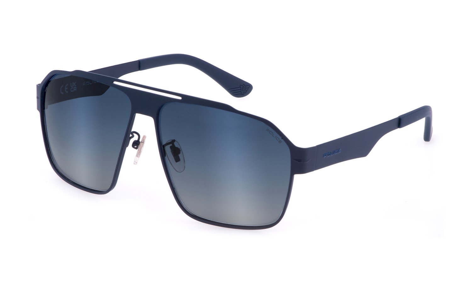 Police Men's Aviator Matte Blue Blue Gradient SPLL08 Summit 1