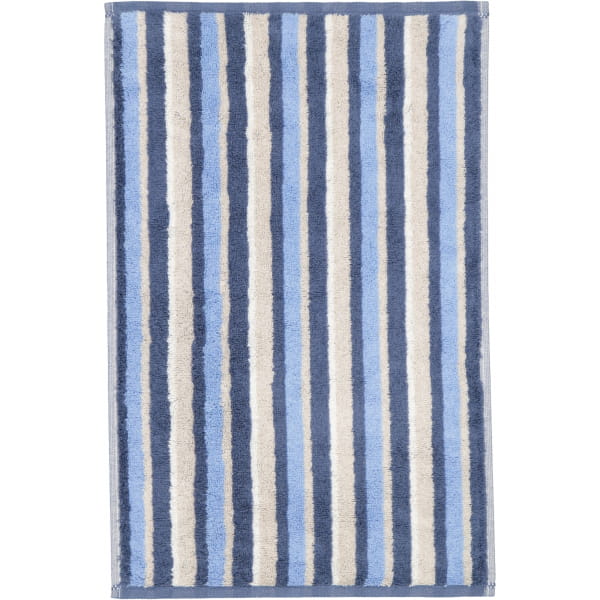 Cawö Handtücher Breeze Streifen 6222 - Farbe: Sky - 17 - Gästetuch 30x50 Cm