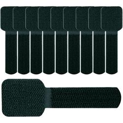 LABEL the CABLE Wall Cable Management Clips Self-Adhesive (Black)