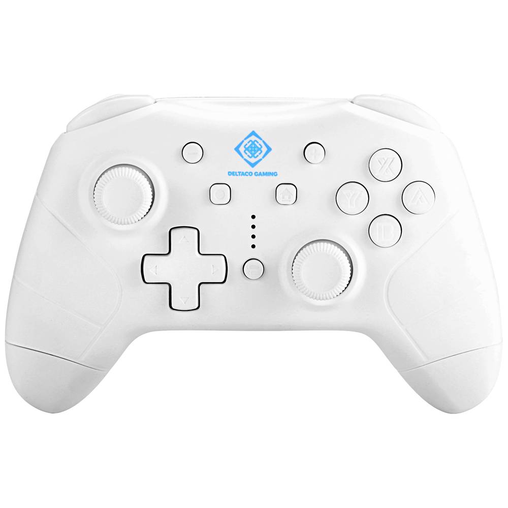 DELTACO GAMING GAM-103-W Controller Android, Nintendo Switch WeiÃ