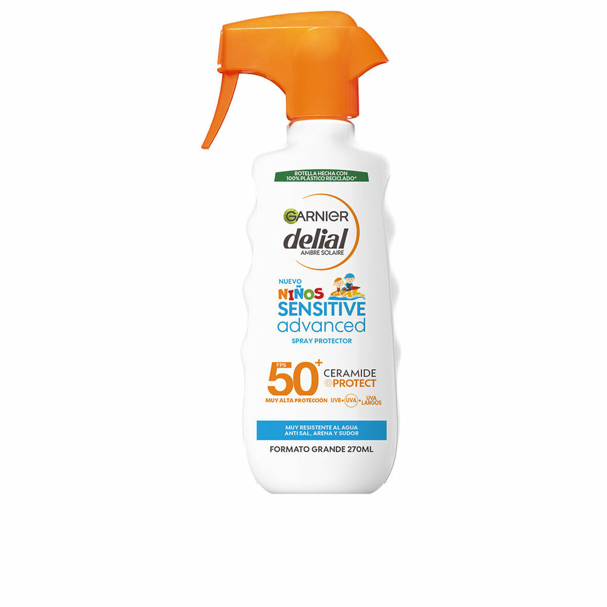 Sunscreen Spray for Children Garnier Ni?os Sensitive Advanced SPF 50+ 270 Ml