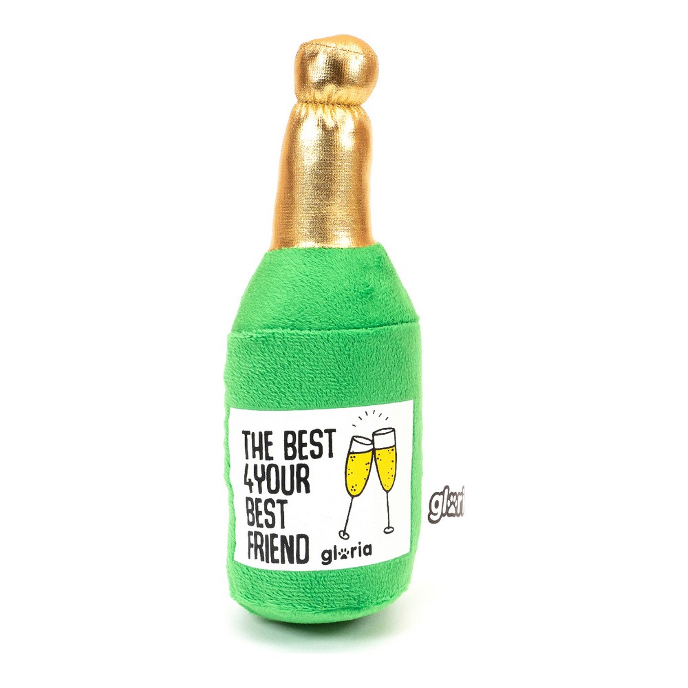 Soft Toy for Dogs Gloria Champcane Champagne Polyester Eva Rubber