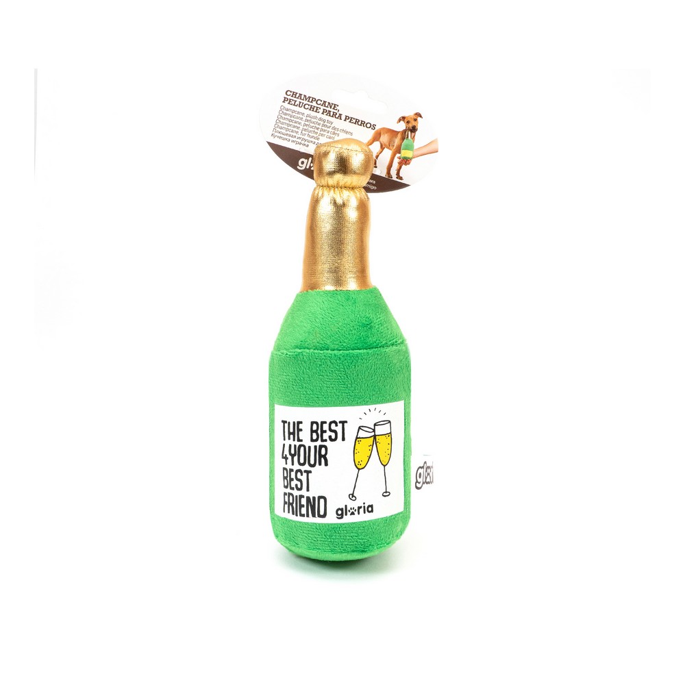 Soft Toy for Dogs Gloria Champcane Champagne Polyester Eva Rubber thumbnail
