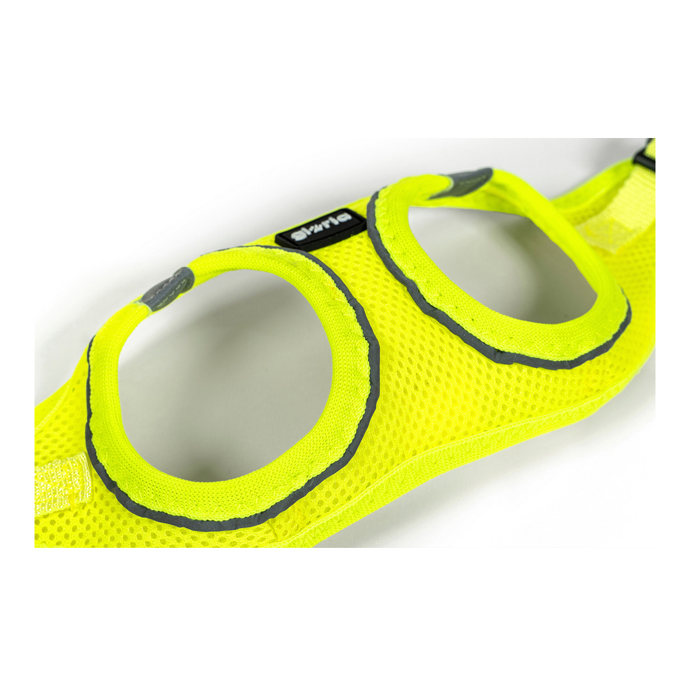 Dog Harness Gloria Air Mesh Star Yellow Size XXS (24-26 Cm)