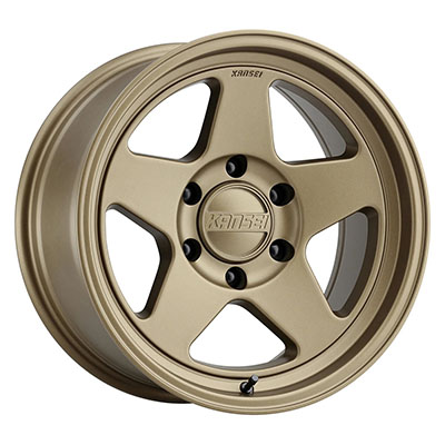 17x8.5 Kansei K12B KNP Textured Bronze Wheel 6x5.5 (-10mm)