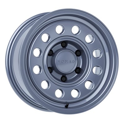 15x7 Nomad Wheels N501UG Convoy Utility Gray Wheel 5x5.5 (-10mm)