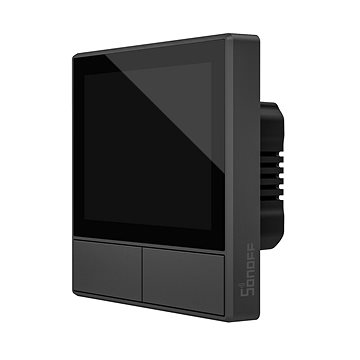 NSPanel WiFi Smart Scene Wall Switch, 2 Gang Switch Smart Home Control Panel with Temperature Control Function, Smart Lights Control, Work with Alexa