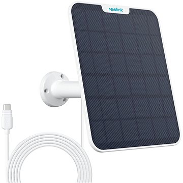 REOLINK 6W Solar Panel Non-Stop Solar Power for Wireless Battery Camera Outdoor (White)