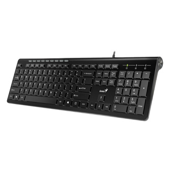 Teclado USB Genius SlimStar 230 con Teclas Multimedia