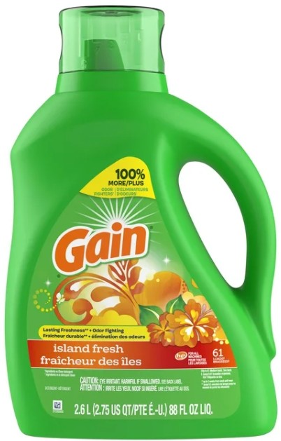 Gain Liquid Detergent - Island Fresh - 88 Floz
