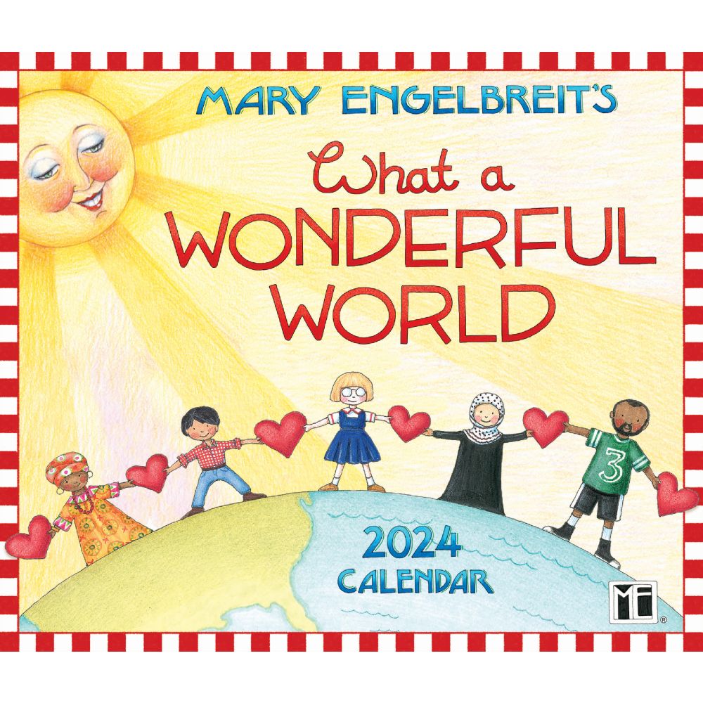 Mary Engelbreit's 2024 Desk Calendar: What a Wonderful World
