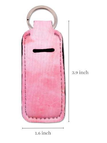 Set of 4 Lip Balms Including Pink Lemonade, Peaches & Cream, Strawberry Ice Pop, and Sweet Watermelon Flavors, Plus Bonus Lip Balm Holder Keychain. in thumbnail