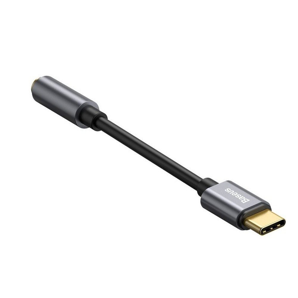 Baseus CATL54-0G Kabelová Redukce Z USB-C Na 3.5mm Audio Jack L54 (female) Deep Grey thumbnail